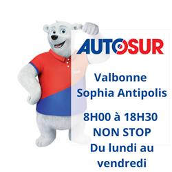 Contrôle Technique Autosur Valbonne, - Horaires d'ouverture