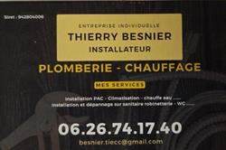 Besnier Thierry Installateur Chauffagiste, Manneville-sur-Risle - Horaires d'ouverture
