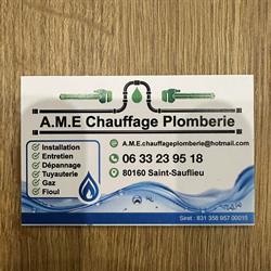 A.M.E CHAUFFAGE PLOMBERIE, Saint-Sauflieu - Horaires d'ouverture