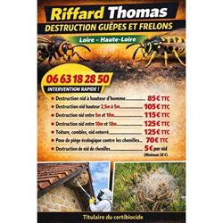 RIFFARD THOMAS, Sainte-Sigolène - Horaires d'ouverture