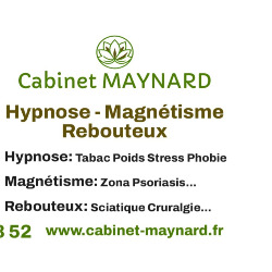 cabinet Maynard hypnose, Izon - Horaires d'ouverture