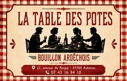 La table des potes, Aubenas - Horaires d'ouverture